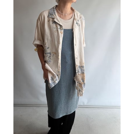 Natural flower shirt
