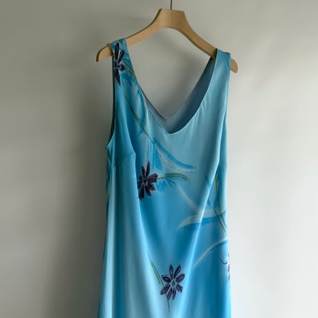 Water & flower dress