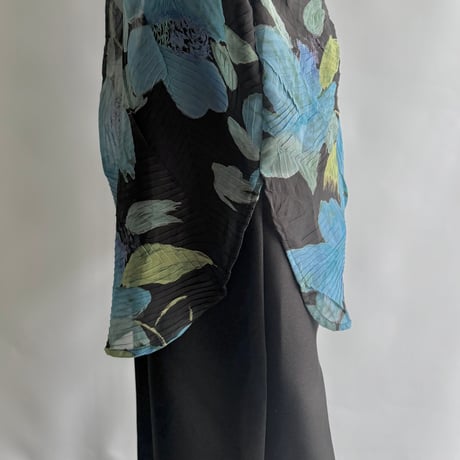 Floral sheer shirt