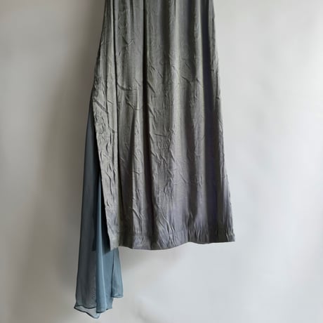 Lame sheer dress