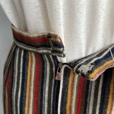 Multi-striped skirt