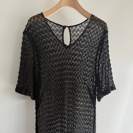 Openwork lace dress