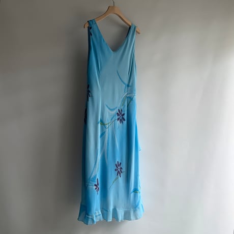 Water & flower dress