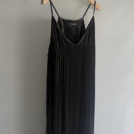 Velvet camisole dress