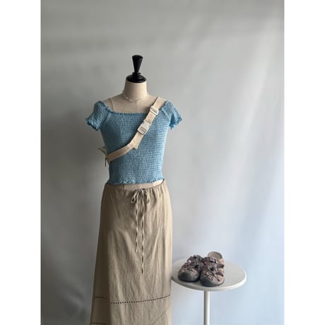 Shirring tops