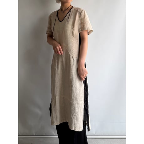 Bicolor design dress