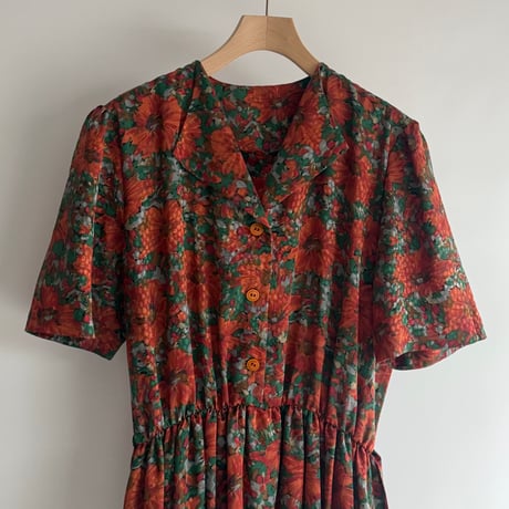 Red retro one-piece