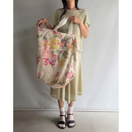 Botanical Flower Large Tote Bag