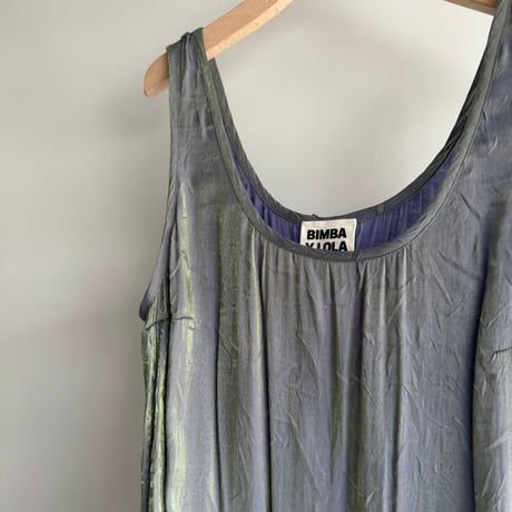 Lame sheer dress