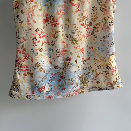 Watercolor floral camisole