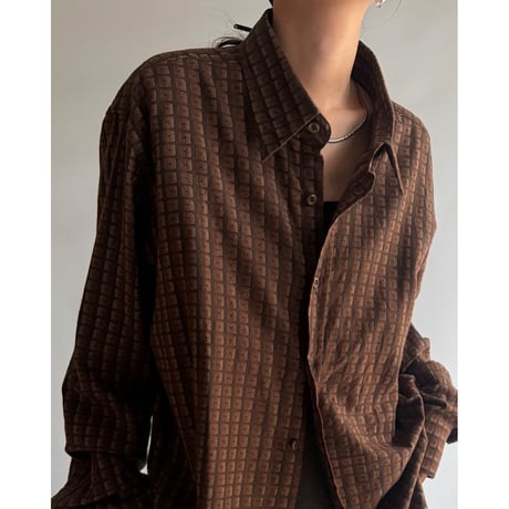 Geometric pattern shirt