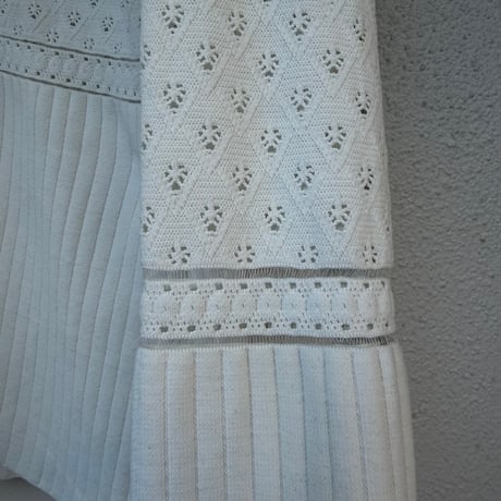 White zip cardigan