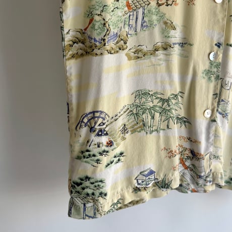 Landscape pattern shirt