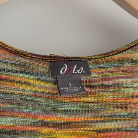 Mix color  knit one-piece