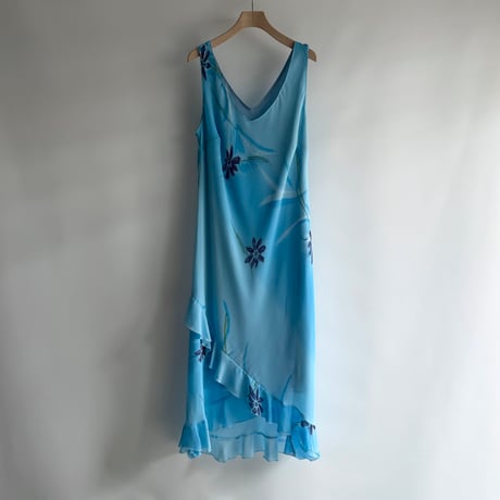Water & flower dress