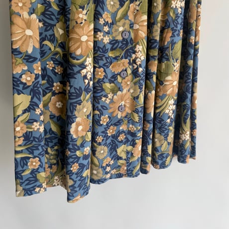 Floral rayon skirt