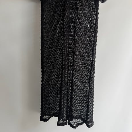 Openwork lace dress