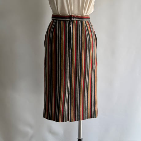 Multi-striped skirt