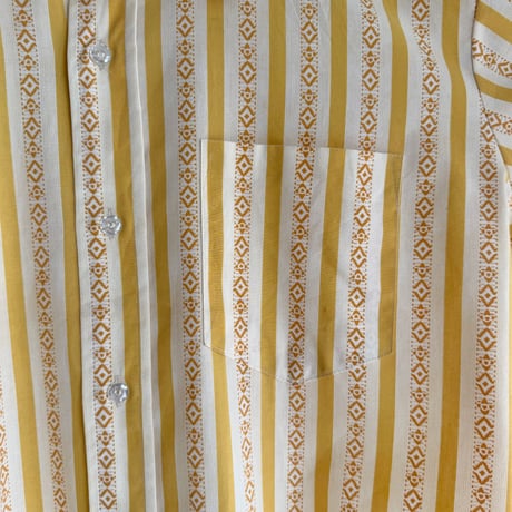 Mustard patterned shirt