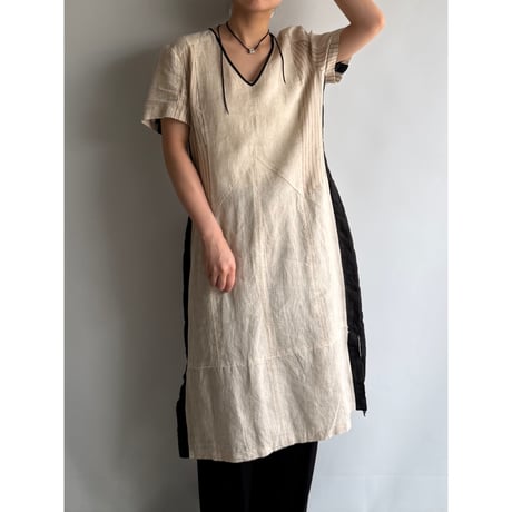 Bicolor design dress