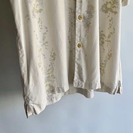 Floral silk shirt