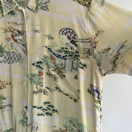 Landscape pattern shirt
