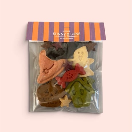 10月　ハロウィンアソート袋入りクッキー