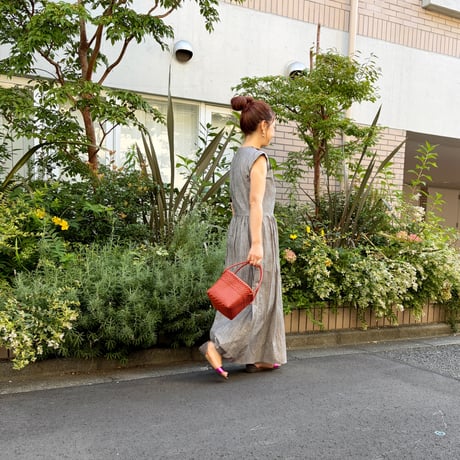 stella ciffon カットワークレースエアシアサッカーワンピース