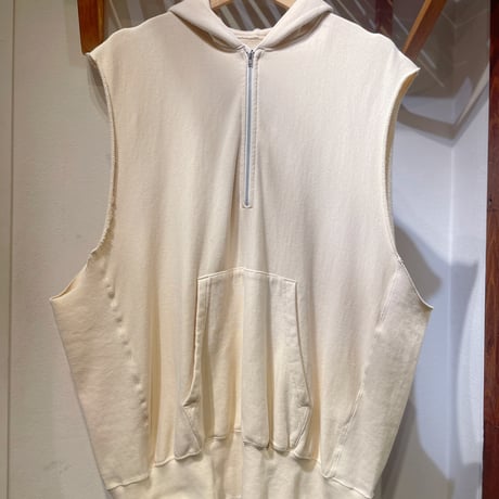 ANDER CUT SLEEVE REVERRSE HOODIE