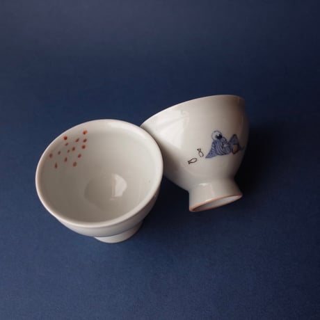 工房あめつち／Kobo Ametsuchi「色絵 月見／花見／花火で一杯」（お1人様1点まで）」