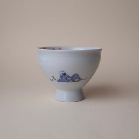 工房あめつち／Kobo Ametsuchi「色絵 月見／花見／花火で一杯」（お1人様1点まで）」