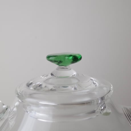 トリブーショイ硝子工芸舎／Tri Buŝoj Glass Art「ポット（耐熱）」