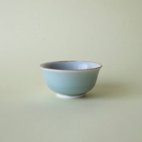 山﨑美和／YAMASAKI Miwa「青の茶杯（煎茶湯のみ）」