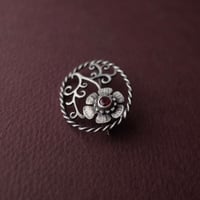 初雪・ポッケ／Hatsuyuki Pokke「花 ブローチ」※9/10までの限定販売