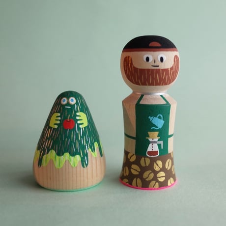岩本清商店 × Norikazu Hatta「オヤジこけし2」