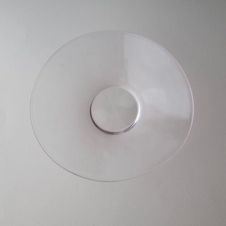 トリブーショイ硝子工芸舎／Tri Buŝoj Glass Art「雨音 豆皿」
