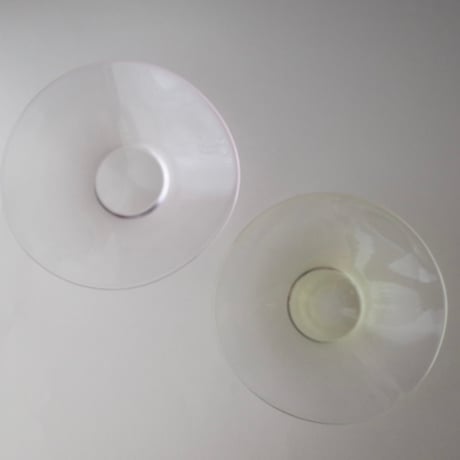 トリブーショイ硝子工芸舎／Tri Buŝoj Glass Art「雨音 豆皿」