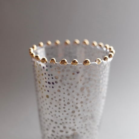 トリブーショイ硝子工芸舎／Tri Buŝoj Glass Art「星々のグラス」
