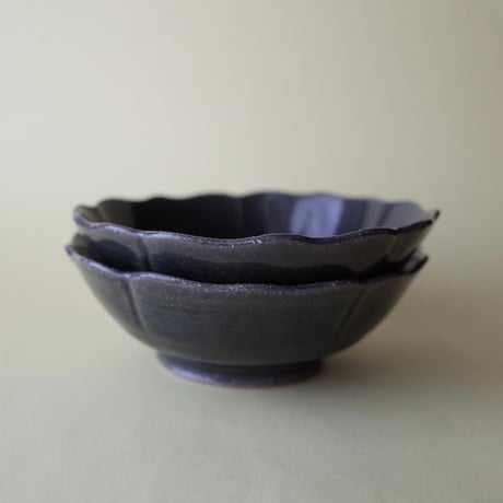 たくまポタリー／Takuma pottery「4.5寸朝顔鉢 藍」