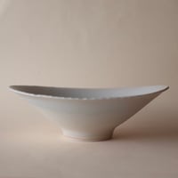 杉原万理江／SUGIHARA Marie「波縁楕円小鉢」
