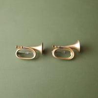 今城晶子／IMAJO Akiko「トランペットペンダント／ラッパブローチ」