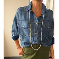sheer denim likeGジャン