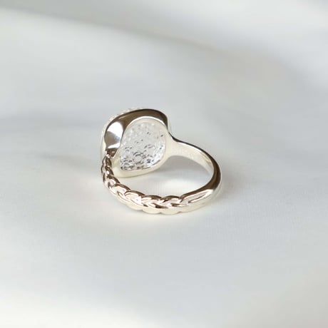 Carved Quartz Ring