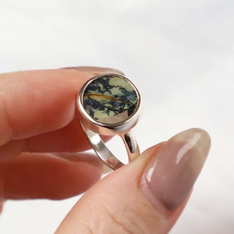 Picture Agate Ring #15
