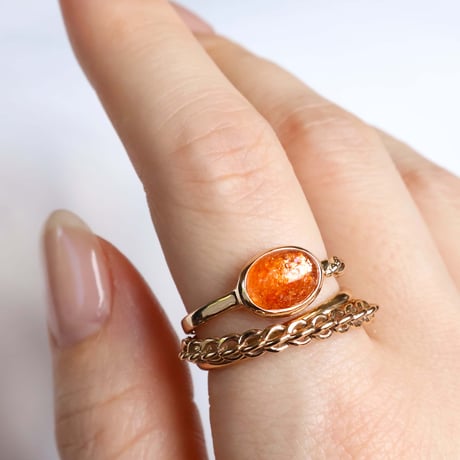 Sunstone Ring #16