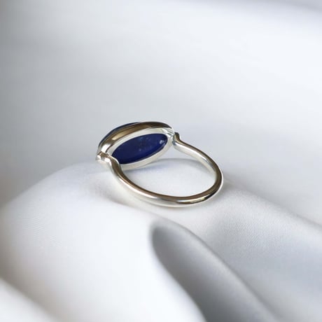Lapislazuli × Rutilated Quartz Ring