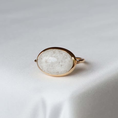 White Garden Quartz Ring