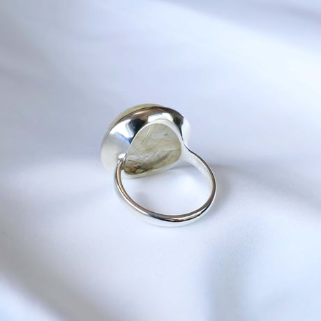 Rutilated Quartz Ring