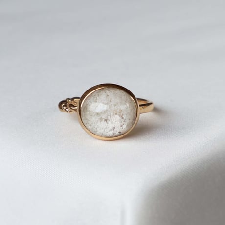 Quartz in White Garden Quartz Ring