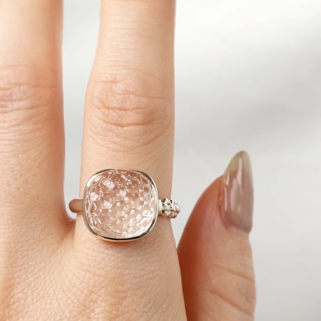Carved Quartz Ring